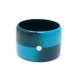 NEUF BRACELET HERMES CLOU DE SELLE EN BOIS LAQUE BLEU TAILLE 20 BLUE WOOD JEWEL