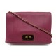 SAC A MAIN FENDI CLAUDIA 8BT205 LARGE BANDOULIERE CUIR ROSE FUSHIA PURSE 2390€