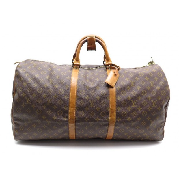 SAC A MAIN DE VOYAGE LOUIS VUITTON KEEPALL 60 TOILE MONOGRAM TRAVEL BAG 1100