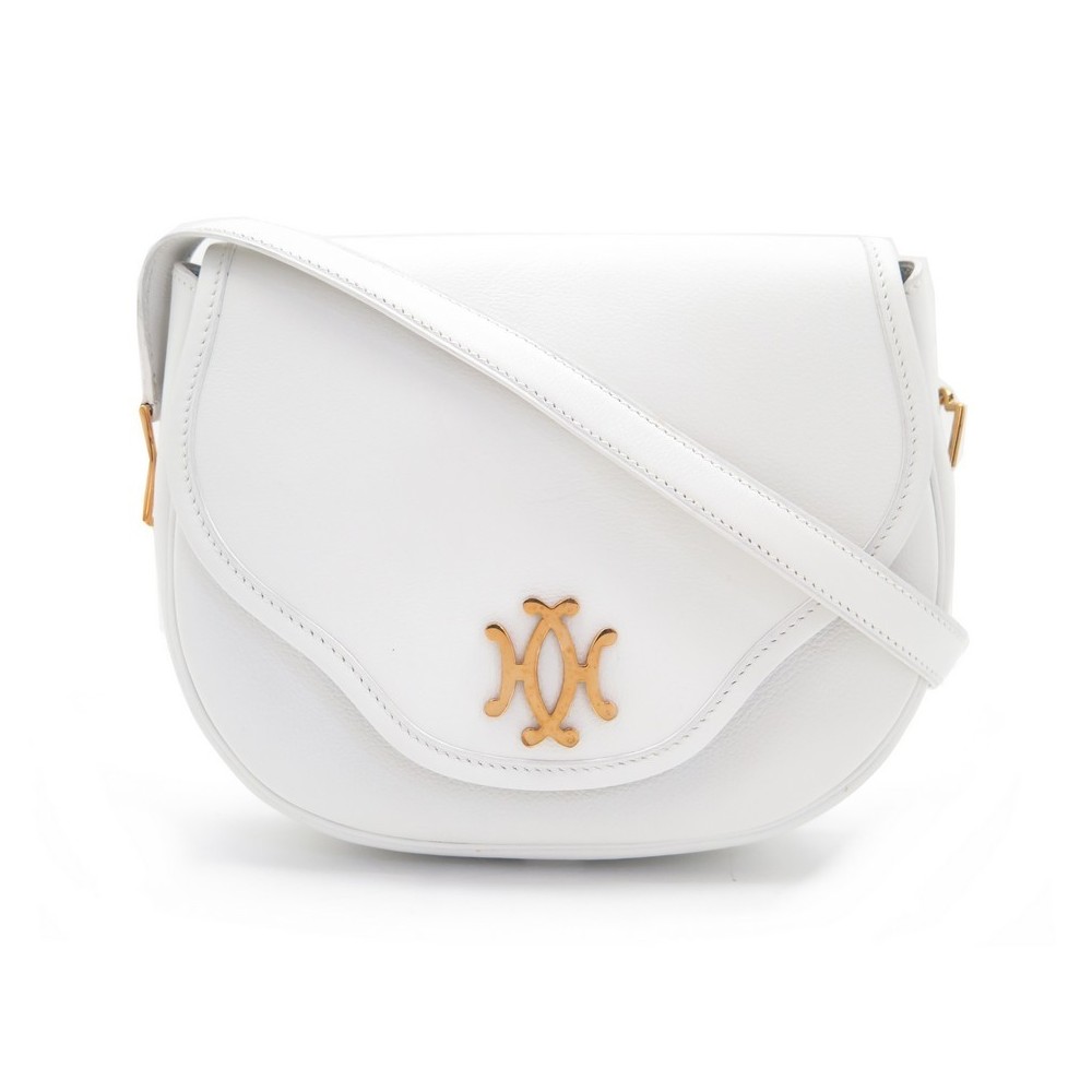 hermes white purse