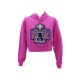 NEUF SWEAT COURT BALMAIN X BEYONCE BRODE RF13100BA01 TAILLE S 36 COTON ROSE 750