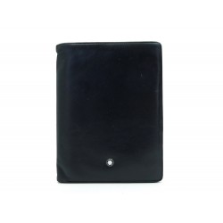PORTEFEUILLE MONTBLANC MEISTERSTUCK 7 CC EB CUIR NOIR BLACK LEATHER WALLET 230€