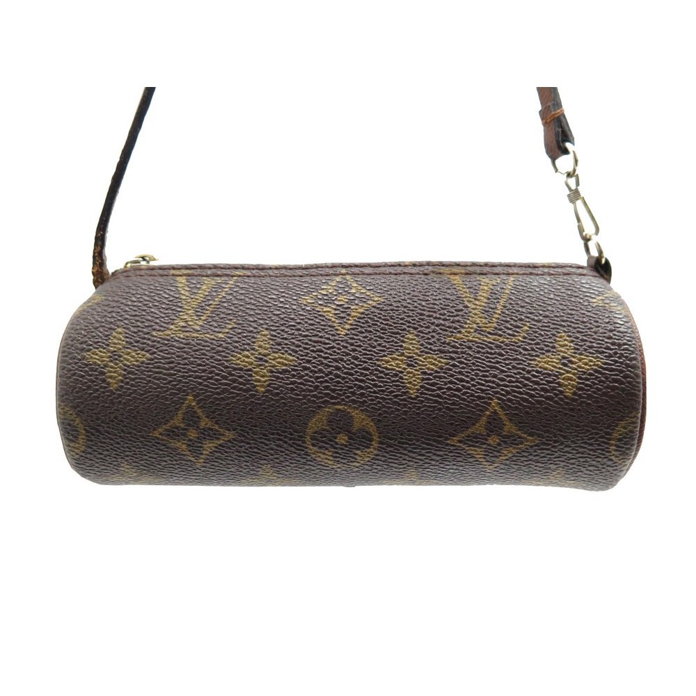 Louis Vuitton Rare Vintage Monogram Mini Papillion Cylinder Pencil Bag