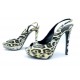 NEUF CHAUSSURES ESCARPINS ROBERTO CAVALLI LEOPARD 37.5 