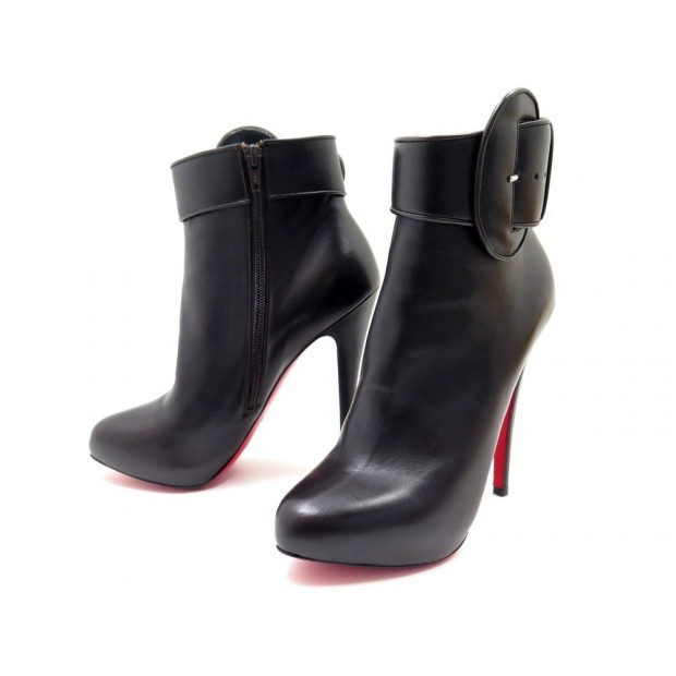 NEUF CHAUSSURES CHRISTIAN LOUBOUTIN TROTTINETTE 140 BOTTINES 38.5 BOOTS 795€