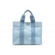 SAC A MAIN HERMES TOTO 36 CM CABAS EN TOILE BLEU CANVAS HAND BAG PURSE 800€