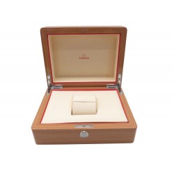 BOITE POUR MONTRE OMEGA SEAMASTER SPEEDMASTER EN BOIS VERNIS WOOD WATCH BOX