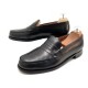 CHAUSSURES JM WESTON 180 MOCASSINS 8D 42 EN CUIR NOIR BLACK LOAFERS SHOES 590€