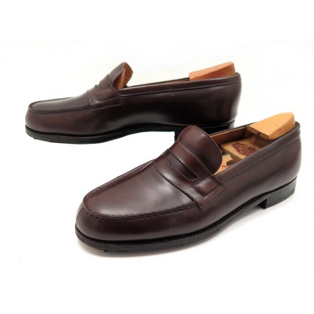 CHAUSSURES MOCASSINS JM WESTON 7.5D 41.5 EN CUIR MARRON BROWN LOAFERS SHOES 695€