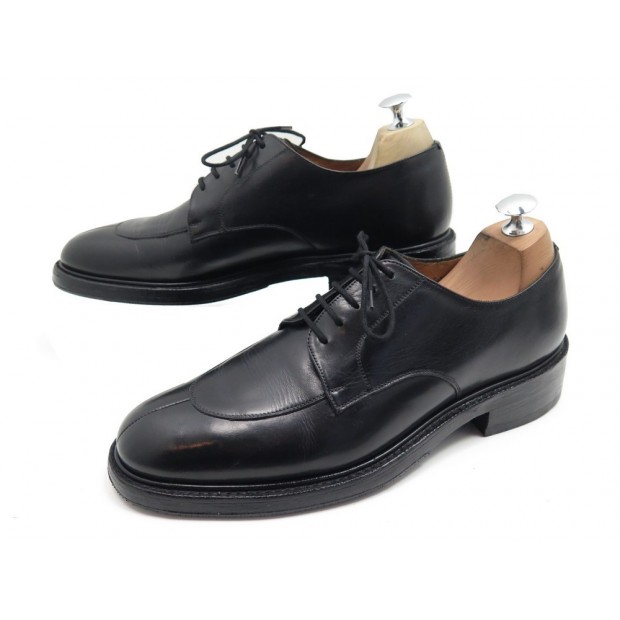 CHAUSSURES CHURCH S CARNE DERBYS 8.5 42.5 DEMI CHASSE EN CUIR NOIR SHOES 510