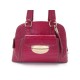 SAC A MAIN LANCEL ADJANI GM 38 CM CUIR FACON CROCO FUSHIA LEATHER HANDBAG 1250