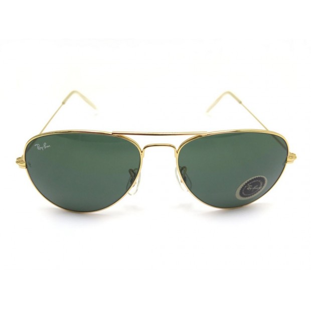 NEUF LUNETTES DE SOLEIL RAY BAN AVIATOR PILOTE 6214 BAUSCH LOMB LARGE DOREE 159