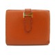 PORTEFEUILLE HERMES BEARN MINI GOUSSET PORTE MONNAIE CARTES CUIR WALLET 1000