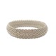 NEUF BRACELET TIFFANY & CO SOMERSET GM MAILLE GRAIN DE RIZ EN ARGENT BANGLE 550€