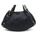 SAC A MAIN GUCCI ABBEY 130736 TOILE MONOGRAMME NOIR BLACK CANVAS HAND BAG 1200