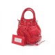 SAC A MAIN BALENCIAGA MINI POMPON POPPY 246438 CUIR ROUGE BANDOULIERE BAG 1150€