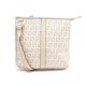 NEUF SAC A MAIN FENDI MONOGRAMME 8BT195 FB5 EN TOILE BEIGE & CUIR HAND BAG 820