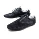 NEUF CHAUSSURES LOUIS VUITTON BASKETS RICHELIEUS T39 VELOURS NOIR SNEAKERS 615