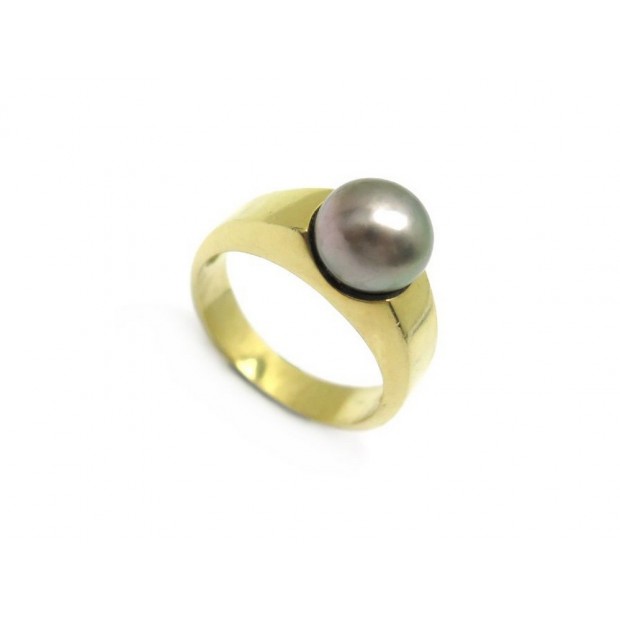 BAGUE EN OR ET PERLES 8.5G 