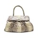 NEUF SAC A MAIN ZAGLIANI EN CUIR PYTHON BEIGE NEW LEATHER SHOULDER HANDBAG 2045€