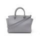 SAC A MAIN MICHAEL KORS 30T3SLMS7L SELMA MEDIUM CUIR GRIS BANDOULIERE BAG 350€