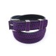 NEUF CEINTURE BERLUTI EN DAIM VIOLET T100 + POCHON NEW PURPLE SUEDE BELT 460€