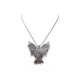 NEUF COLLIER PENDENTIF LANVIN ODIA CYGNE CRISTAUX SWAROVSKI SWAN NECKLACE 595€