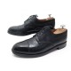 CHAUSSURES JM WESTON DERBY 765 CUIR NOIR 9.5C 43.5 BOUT DROIT BLACK SHOES 570€