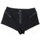 SHORT CHANEL SPORT TAILLE 38 M POLYESTER NOIR LOGO CC DECOR ZIP BLACK 940€