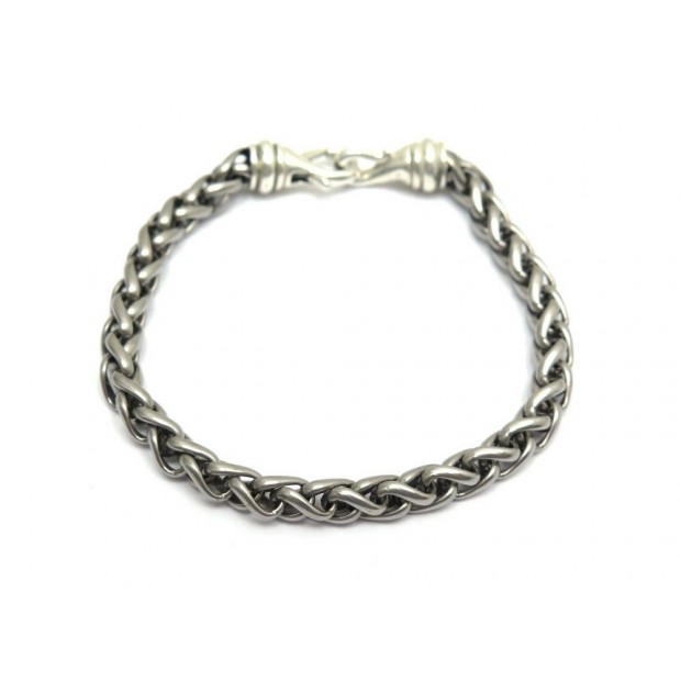 BRACELET DAVID YURMAN BOX CHAIN T 20 CM CHAINE EN ARGENT MASSIF 925 SILVER 250€