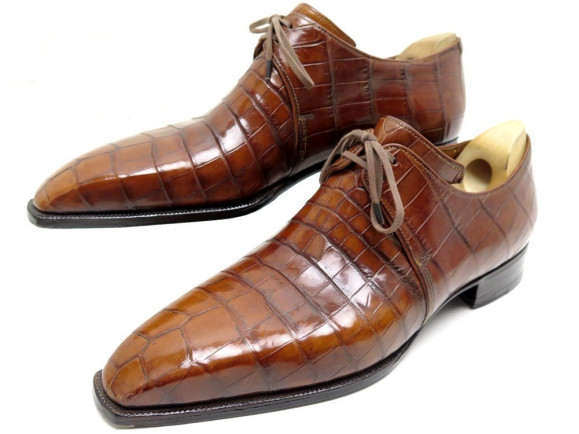 chaussures corthay arca sur mesure 41 en cuir de