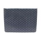 NEUF POCHETTE A MAIN GOYARD SENAT GM TOILE BLEUE + BOITE BLUE CLUTCH NEW 1155