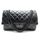 SAC CHANEL 2.55 CUIR NOIR 