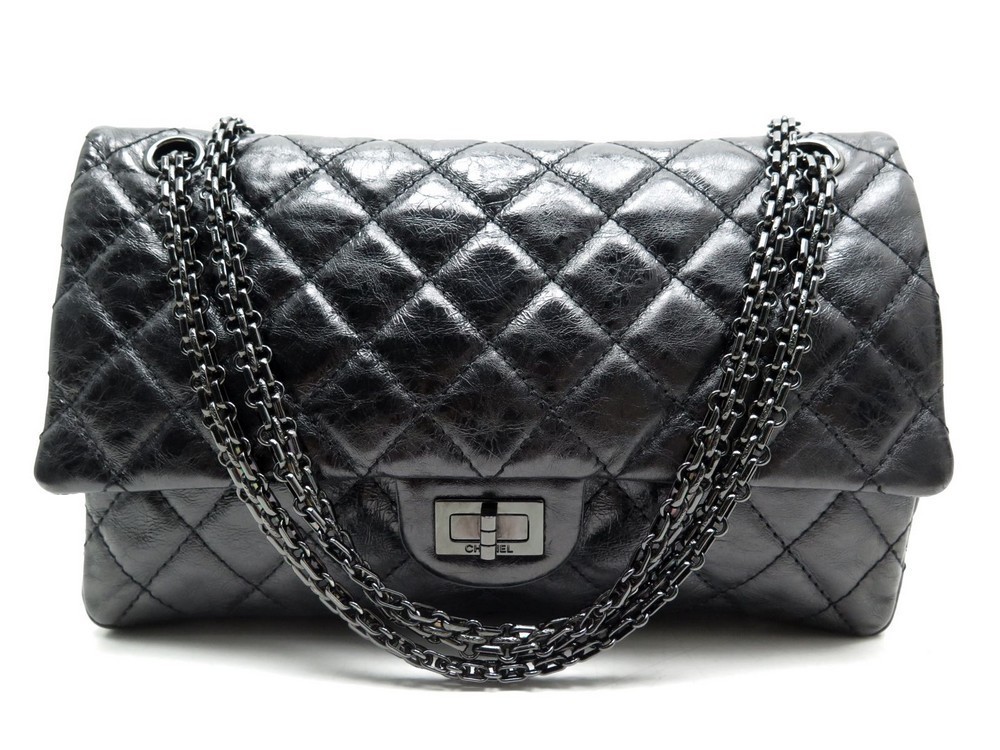 sac a main chanel  so black bandouliere en cuir