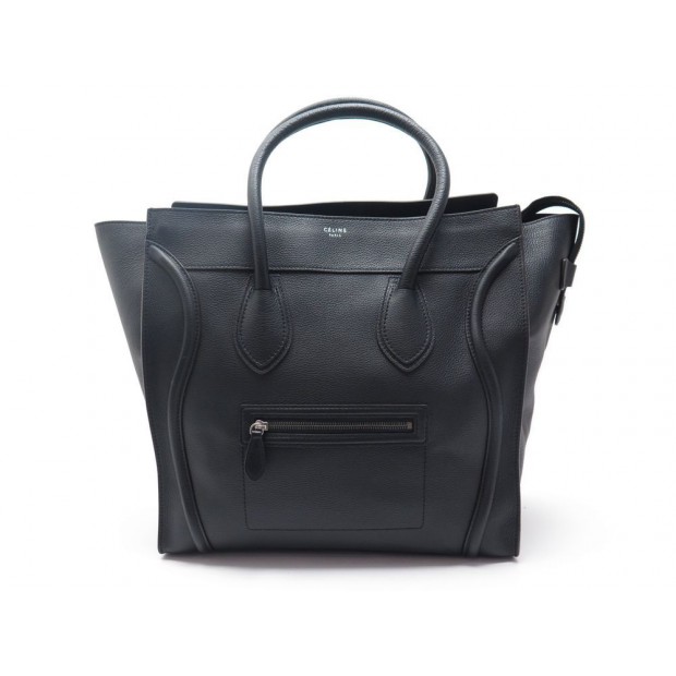 NEUF SAC A MAIN CELINE LUGGAGE MEDIUM 163983 EN CUIR GRAINE NOIR HAND BAG 2400€