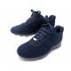 NEUF CHAUSSURES CHANEL CC TRAINER SNEAKERS G31711 JERSEY TISSU BLEU 39 SHOE 870€
