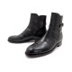 CHAUSSURES JM WESTON JODHPUR 740 BOTTINES 8.5D 42.5 A BOUCLE CUIR NOIR BOOT 910€