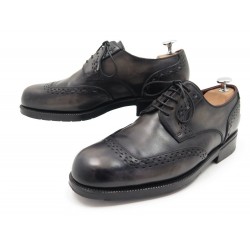 CHAUSSURES BERLUTI SUR MESURE DERBY 41 41.5 EN CUIR PATINE GRIS GREY SHOES 6000€