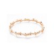 NEUF BRACELET DJULA JONC BARBELES OR ROSE 18K 18.5GR PINK GOLD JEWEL 4595€