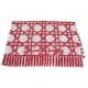 NEUF ETOLE CHRISTIAN DIOR SAINT TROPEZ EN COTON ROUGE BLANC FOULARD SCARF 390€