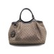 SAC A MAIN GUCCI SUKEY LARGE 211943 TOILE MONOGRAM MARRON CANVAS HAND BAG 1100€