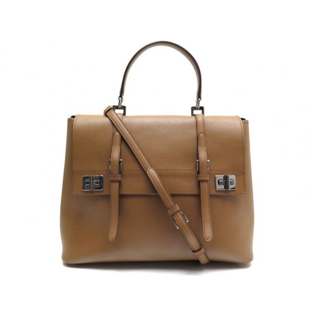 NEUF SAC PRADA CUIR CAMEL 