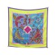 NEUF FOULARD HERMES LEGENDE KUNA PEUPLE DE PANAMA ZOE PAUWELS CARRE SOIE SCARF