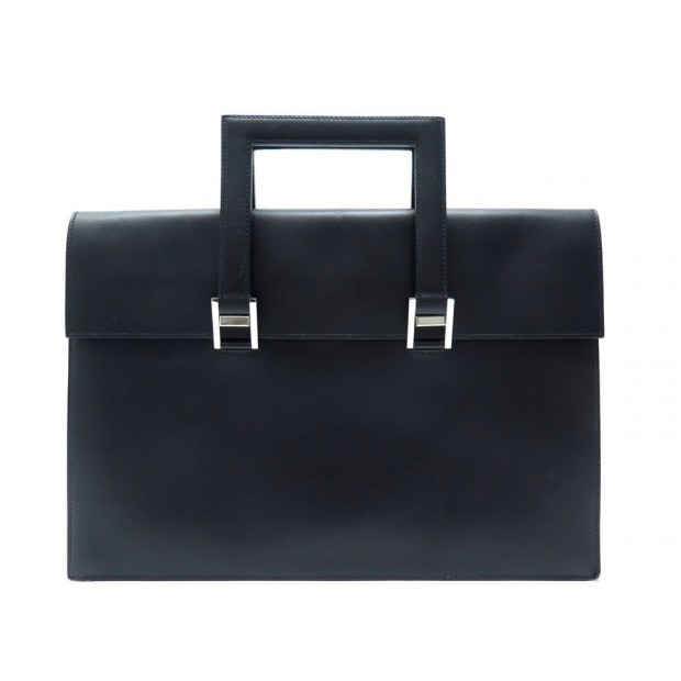  SAC HERMES CUIR NOIR 