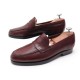 CHAUSSURES JOHN LOBB MOCASSINS 40.5 6.5E EN CUIR BORDEAUX BURGUNDY LOAFERS 1150