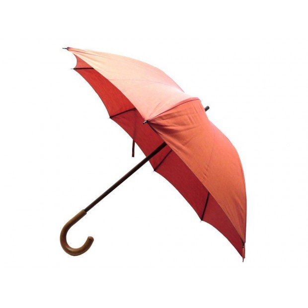 NEUF PARAPLUIE HERMES EN TOILE ORANGE + SAC POCHON CANVAS UMBRELLA 685€