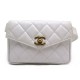  VINTAGE SAC A MAIN CHANEL TIMELESS LOGO CC CEINTURE BANANE BELT BAG 