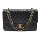 VINTAGE SAC A MAIN CHANEL TIMELESS CLASSIQUE EN CUIR MATELASSE NOIR & DORE 4800€