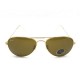 NEUF LUNETTES DE SOLEIL RAY BAN AVIATOR PILOTE 5814 BAUSCH LOMB SMALL DOREE 159