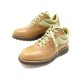 CHAUSSURES BASKETS MONTANTES HESCHUNG 5 38 EN CUIR CAMEL LEATHER SNEAKERS 395€